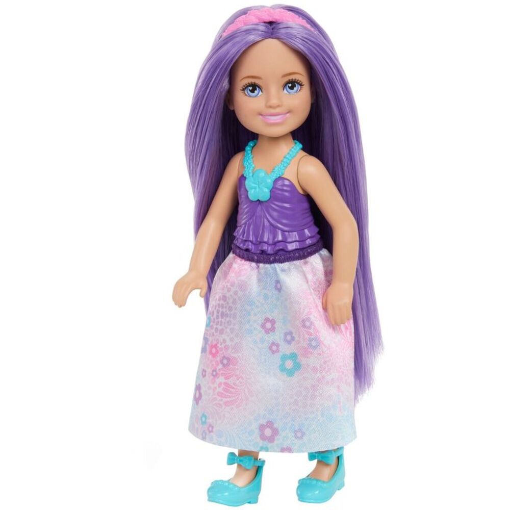 Barbie Chelsea Royal Small Doll with Purple Hair COLLECTIBLES